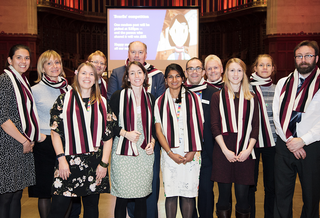 The Bristol Doctral College team at November's researcher inauguration